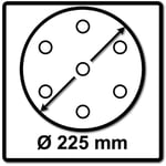 Festool STF D225/128 Disques abrasifs Granat P40 - 225 mm pour ponçeuse à bras PLANEX - 100 pcs. (205653)