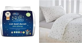 Silentnight Safe Nights Anti-Allergy Cot Bed Nursery Duvet - 4 Tog with Silentn