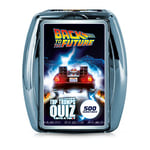 Top Trumps Back to the Future Quiz Game, 500 questions to test your knowledge and memory on the trilogy, Doc Brown, paradoxes and Marty McFly, gift and toy for Boys and Girls Aged 12 plus