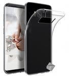 Housse etui coque gel Samsung G955F Galaxy S8 Plus + film ecran - TRANSPARENT TP