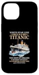 Coque pour iPhone 14 Titanic Expert – White Starline RMS Titanic Garçons Filles