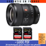 Sony FE 24mm f/1.4 GM + 2 SanDisk 128GB UHS-II 300 MB/s + Guide PDF ""20 TECHNIQUES POUR RÉUSSIR VOS PHOTOS