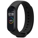 Bracelet Xiaomi Mi Band 4,Xiaomi Mi Band 3 iMOSHION® Siliconen bandje inkliksysteem ronde sluiting Noir