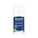 WELEDA - Déodorant roll-on 24H Homme - Formule 100% d'origine naturelle - Protection déodorante efficace pendant 24H - NATRUE* - Vegan*** - 50 ml