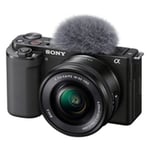 Sony α ZV-E10L MILC 24,2 MP CMOS 6000 x 4000 pixlar Svart