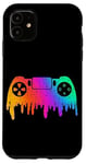 Coque pour iPhone 11 Manette de jeu graphique jeux vidéo adolescents esthétiques