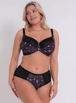 Curvy Kate Wonderfully Print Full Cup Balcony Bra, Black, Size 32J, Women