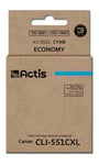 5901443019718 Actis KC-551C ink (replacement for Canon CLI-551C; Standard; 12 ml