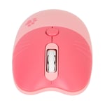 Souris sans fil Cat 2.4G, r&eacute;cepteur USB muet, mignonne et Portable, 3 niveaux DPI, pour ordinateur Portable M3, rose Sakura