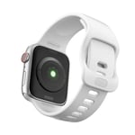 Apple Watch Ultra 2 49mm Armband i silikon, vit