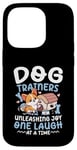 Coque pour iPhone 14 Pro Dresseurs de chiens Libérez la joie One Laugh At A Time