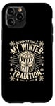 Coque pour iPhone 11 Pro Movie Lovers Snoozing: My Winter Tradition Retro Humour