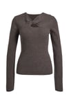 Melody Knit - Dark Taupe Melange