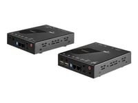 Startech.Com Hdmi Kvm Extender Over Ip Network - 4K 30Hz Hdmi And Usb Over Ip Lan Or Cat5e/Cat6 Ethernet (100M/330Ft) - Remote Kvm Console - Video/Lyd-Forlenger - Hdmi - Opp Til 100 Km - Taa-Samsvar