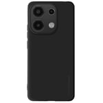 Made for Xiaomi Coque pour Xiaomi Redmi Note 13 4G Silicone Mate Soft Touch Noir