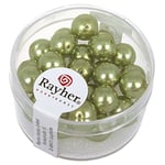 RAYHER HOBBY 14402432 – Renaissance Verre Perles de Cire, 8 mm Ã Weber, boîte 25 pièces