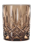 Noblesse Tumbler 2-P Home Tableware Glass Whiskey & Cognac Glass Brown Nachtmann