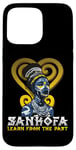 iPhone 15 Pro Max Learn From The Past African Symbol Adinkra Sankofa History Case