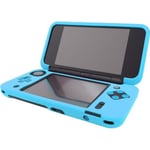 Housse étui protection silicone pour Nintendo NEW 2 DS XL (NEW 2DS LL) - Anti choc / rayures - Bleu