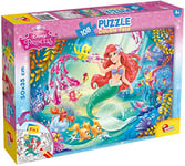 Lisciani The Little Mermaid Disney Princess RECTO/VERSO 108 SIRENE-48069, 48069, DISNEY Puzzle Double face 108 pièces La Petite Sirène