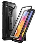 SUPCASE Unicorn Beetle Pro Full-Body Rugged Holster Case for LG G8 Case & LG G8 ThinQ Case(2019 Release), Black