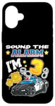 iPhone 16 Plus Sound The Alarm I'm 3 Policeman Police 3rd Birthday Case