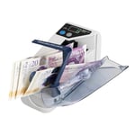 Safescan 2000 Portable Money Counting Machine - Counts Sorted Banknotes - Cash Counting Machine for on-the-go - Money Counter Machine - Suitable for the New King Charles Notes