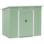 OutSunny Garden Shed 1.3 x 2.07 x 1.82 m Lignt Green