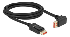 DisplayPort cable male> male 90° upwards angled 8K 60 Hz 2m