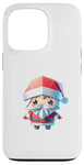 Coque pour iPhone 13 Pro Mignon Père Noël Origami Père Noël Papier Pliant Noël