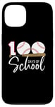 iPhone 13 100 Days Of School Sports Game Baseball Player Student Kids Case