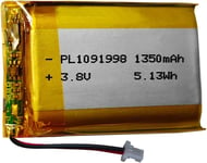 Batterie de rechange 1350 mAh 3,8 V pour caméra Bluetooth Sena 10C EVO pour moto SP59, batterie Evo 10C SP59