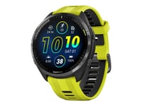 Garmin Forerunner 965 - 47 Mm - Svart - Smart Klocka Med Band - Silikon - Amp Yellow/Black - Handledsstorlek: 135-205 Mm - Display 1.4" - 32 Gb - Bluetooth, Wi-Fi, Ant+ - 52 G