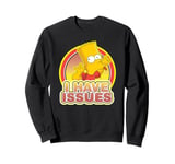 The Simpsons Bart Simpson Blowing Raspberry I Have Issues Sweatshirt