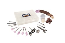 FERM Set d'accessoires pour outil rotatif multifonctions 40 pièces