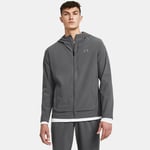 Veste Under Armour OutRun The Storm pour homme Castlerock / Noir / réfléchissant 3XL