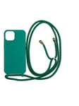 Mobile Origin Lanyard Case - dark green - iPhone 15