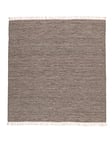 RugVista, Melange, Fait Main, Tapis, Tapis Kelim Moderne, Pile Courte, 250 x 250 cm, Carré, Care & Fair, Laine, Couloir, Chambre, Cuisine, Salon, Marron