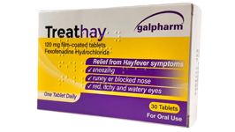 Treathay Hayfever Relief Tablets x30 Tablets - Fexofenadine 120mg