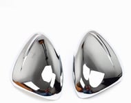 ZHAOOP Car Mirror Cover Car Accessories Wing Mirror Chrome Trim Cover Rear View Mirror Cap Auto Styling Fit,For Peugeot 308 508 2012 2013 2014 2015 Door Mirror Cover (Color : Silver)-Silver