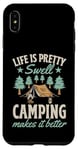 Coque pour iPhone XS Max La vie est plutôt belle, le camping rend les choses meilleures