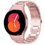 SUNDAREE Compatible avec Bracelet Samsung Galaxy Watch 5 40MM/Watch 4 40MM,Rosa Femme No Gap Remplacement Acier Inoxydable Métal Montre Band pour Galaxy Watch 5 40MM SM-R900/Watch 4 40MM SM-R860