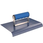 Bon 22-736 9 x 6-inch Comfort Grip Handle Blue Steel Sidewalk Edger with 3/4-inch Radius and 7/8-inch Lip