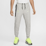 Nike Men's Football Joggers F.c. Barcelona Tech Fleece Fanikauppa jalkapallo DARK GREY HEATHER/BARELY VOLT