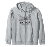 Kotor The Pearl Of The Mediterranean Montenegro Budva Bay Zip Hoodie