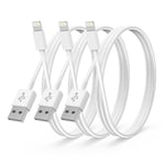 3Pack Apple Mfi Certified Iphone Charger 2M,Iphone Lightning to USB a Cable 2 Me