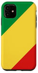 Coque pour iPhone 11 Drapeau de la République du Congo Proud Patriot Souvenir Fan