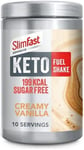 SlimFast Advanced Keto Fuel Shake for Keto Lifestyle, Creamy Vanilla Flavour, 1