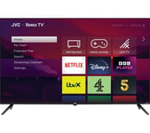 50" JVC LT-50CR530 Roku TV  Smart 4K Ultra HD HDR LED TV, Black