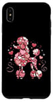 iPhone XS Max Love Heart Pattern Valentines Day Poodle Love Case